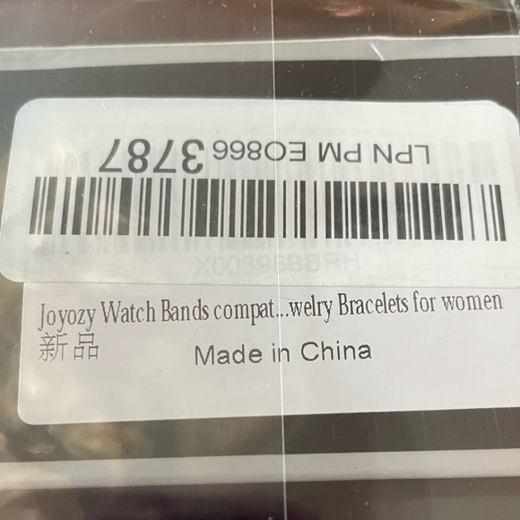 Joyozy Fashion Watch Bands Silver toned encrusted with Rhinestone Accents - Picture 10 of 10